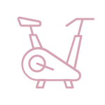 fitness bike icon